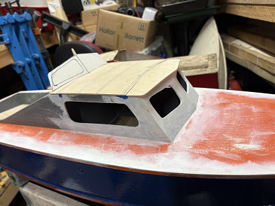 Cardboard fly-screen templates being tried...